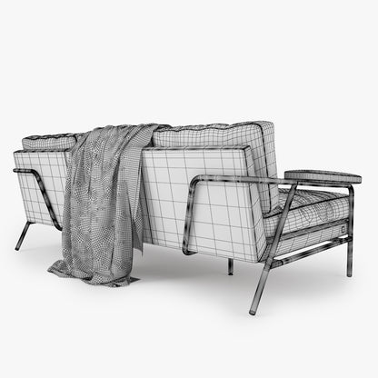 Busnelli Carpe Diem Sofa and Armchair 3D Model