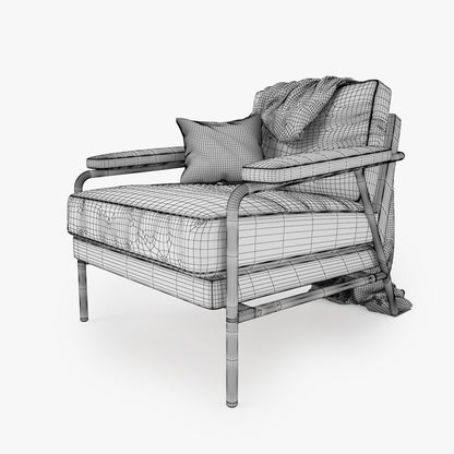 Busnelli Carpe Diem Sofa and Armchair 3D Model