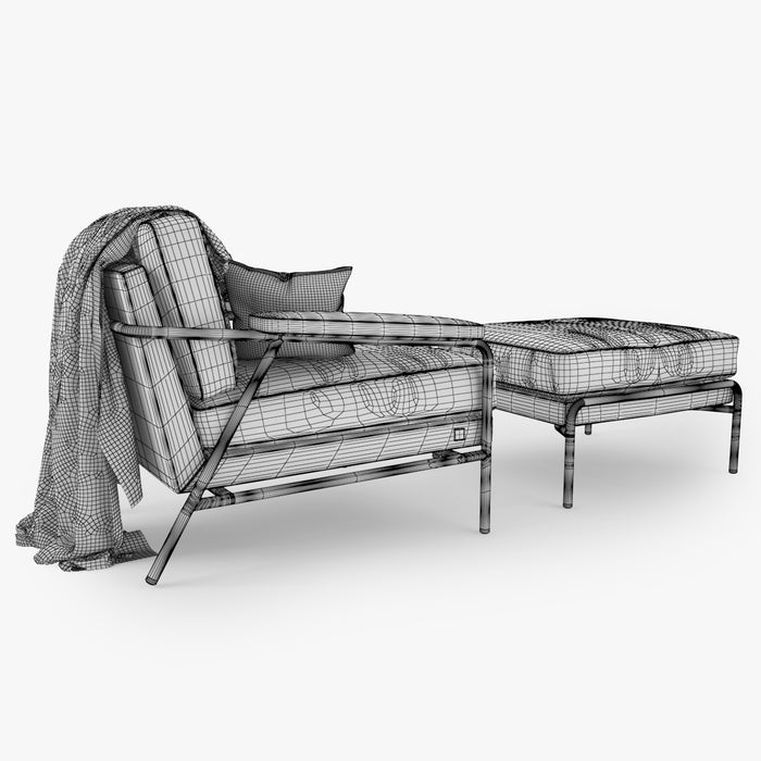 Busnelli Carpe Diem Sofa and Armchair 3D Model