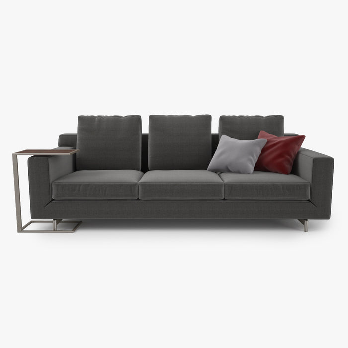 FREE Modern Fabric Sofa Set 3D Model