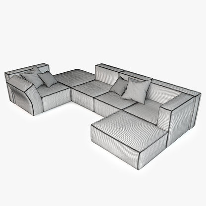 Calia Italia Richard Sofa Set 3D Model