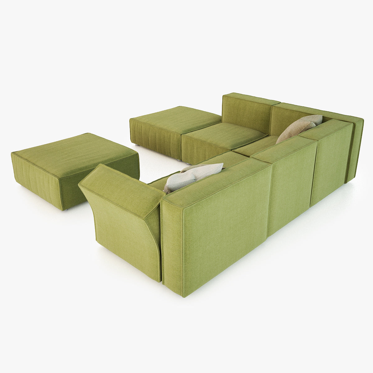 Calia Italia Richard Sofa Set 3D Model