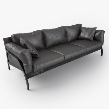 Cassina Eloro Sofa and Armchair 3D Model