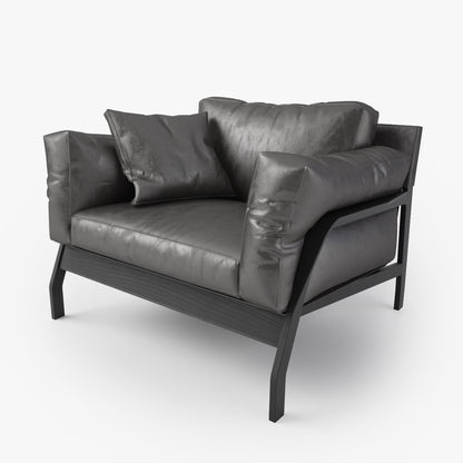 Cassina Eloro Sofa and Armchair 3D Model