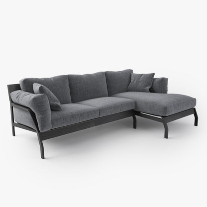 Cassina Eloro Sofa and Armchair 3D Model