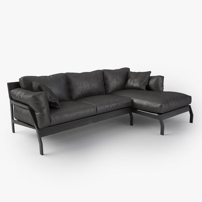 Cassina Eloro Sofa and Armchair 3D Model