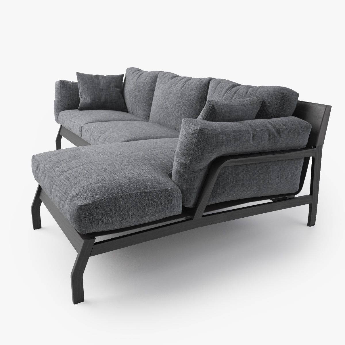 Cassina Eloro Sofa and Armchair 3D Model