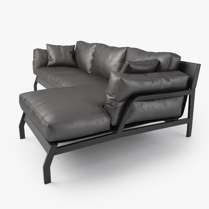 Cassina Eloro Sofa and Armchair 3D Model