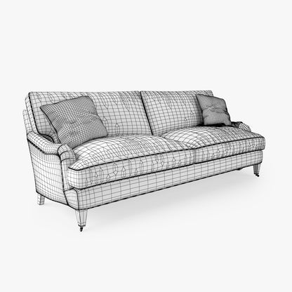 Crate and Barrel Essex Sofa Collection 3D Model