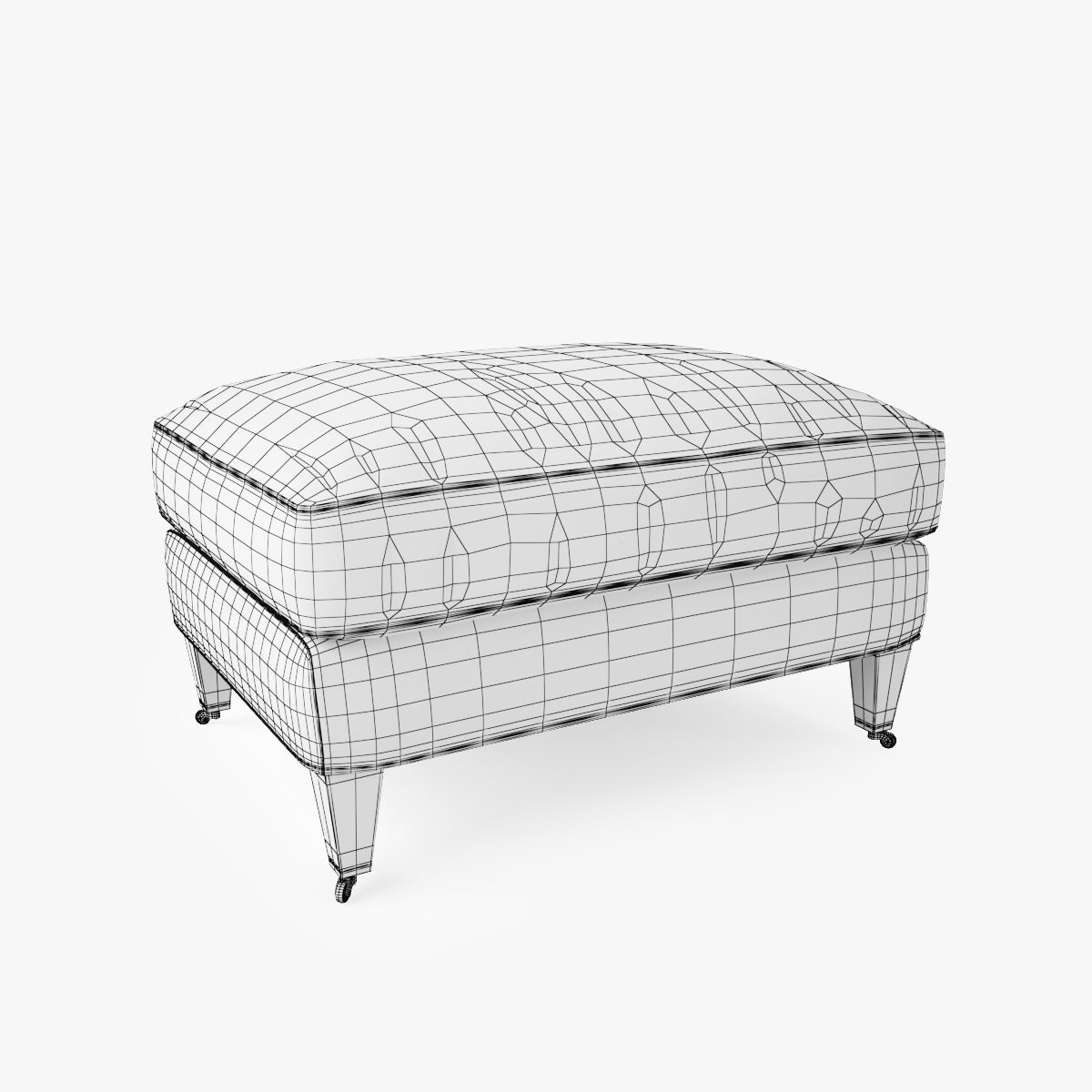 Crate and Barrel Essex Sofa Collection 3D Model