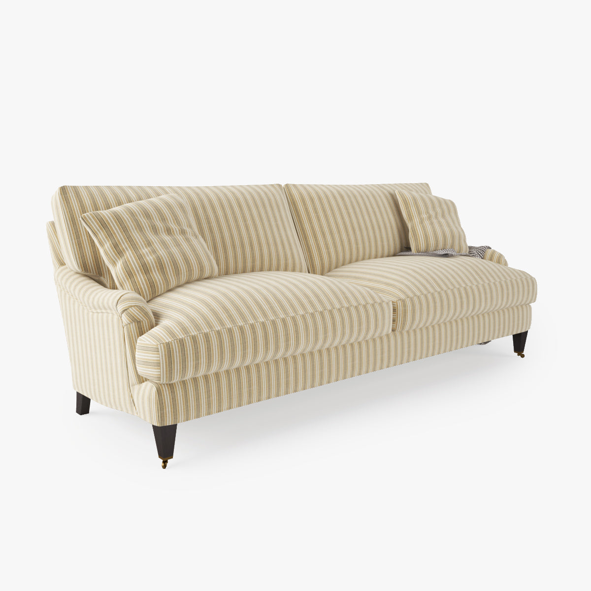 Crate and Barrel Essex Sofa with Casters 3D Model