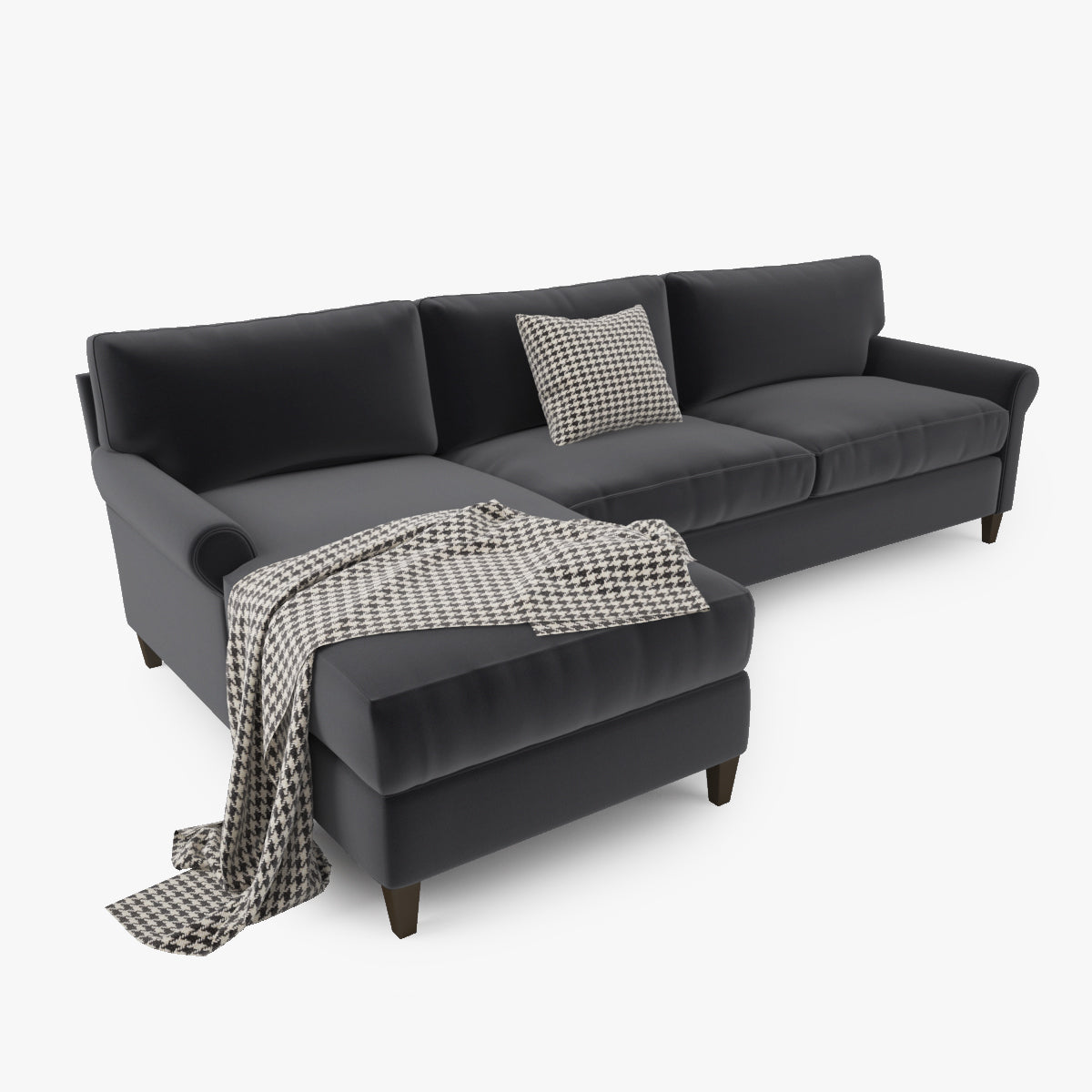 Crate and Barrel Montclair Sofa Collection 3D Model