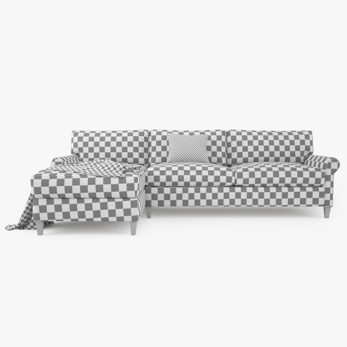 Crate and Barrel Montclair Sofa Collection 3D Model