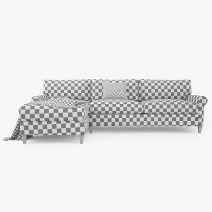 Crate and Barrel Montclair Sectional Sofa 3D Model