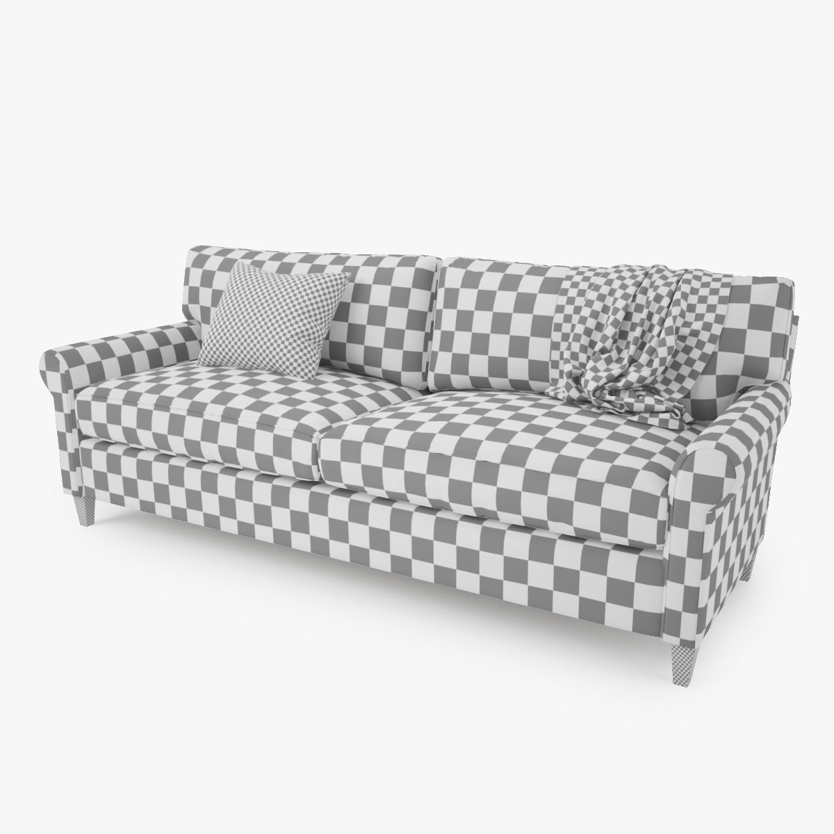 Crate and Barrel Montclair 2 Seat Sofa 3D Model