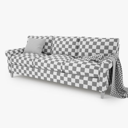 Crate and Barrel Montclair 3 Seat Sofa 3D Model