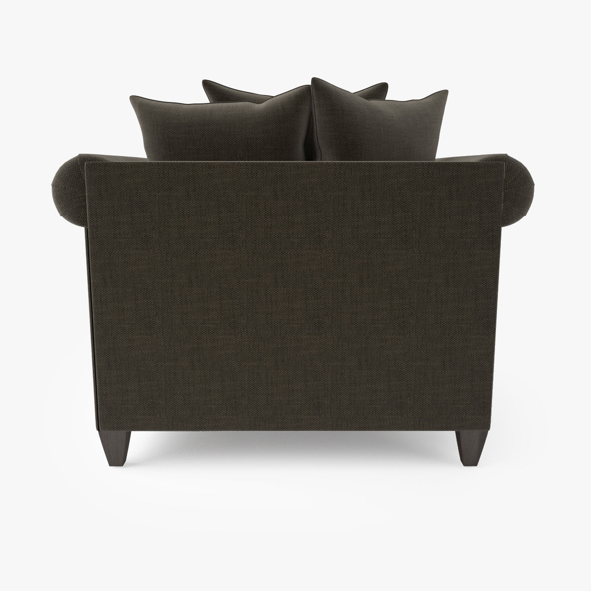 Crate and Barrel Durham Chair and Ottoman 3D Model