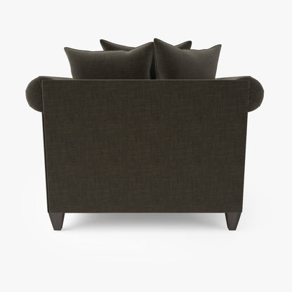 Crate and Barrel Durham Chair and Ottoman 3D Model