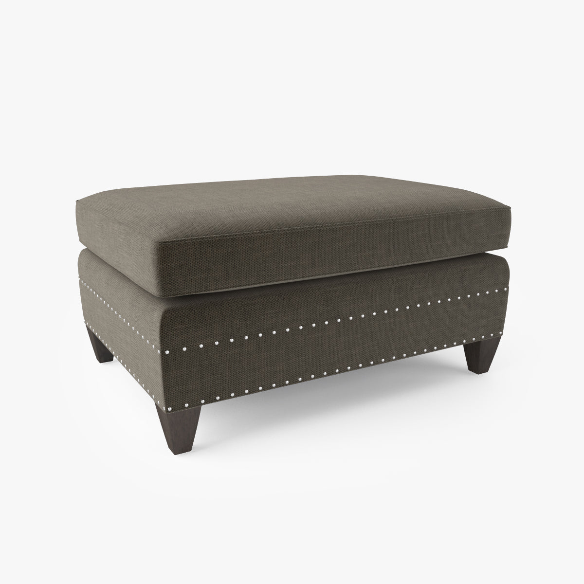 FREE Crate and Barrel Durham Ottoman 3D Model