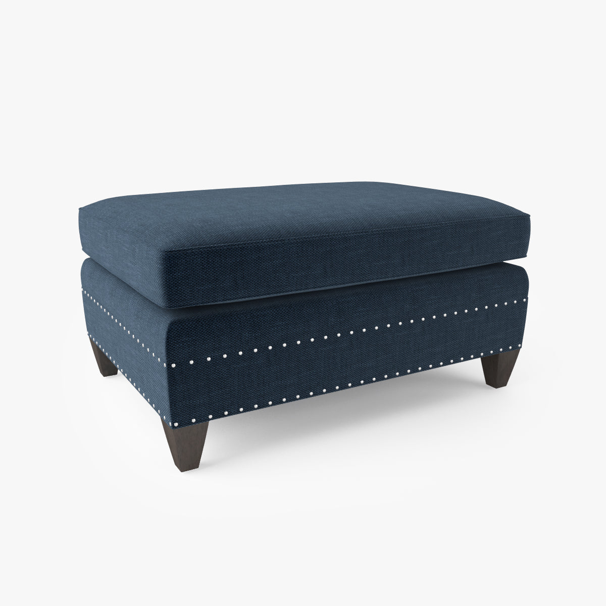 FREE Crate and Barrel Durham Ottoman 3D Model