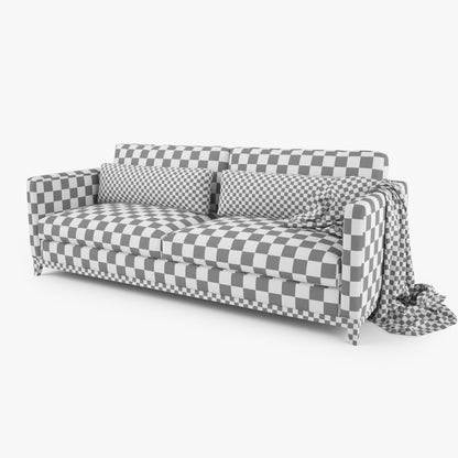 Crate and Barrel Taraval 2 Seat Sofa 3D Model