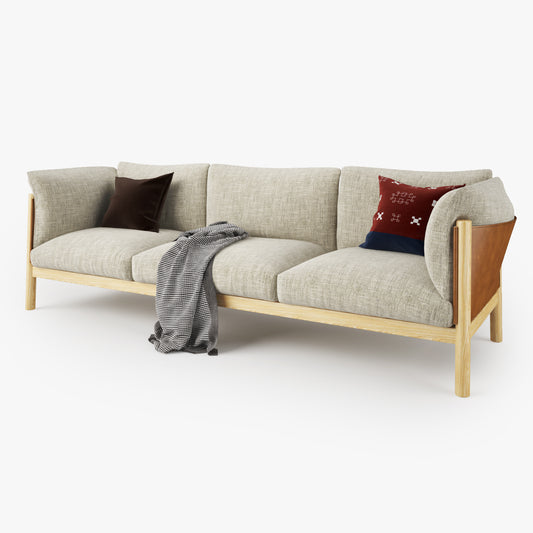 DePadova Yak Three Seater Sofa 3D Model