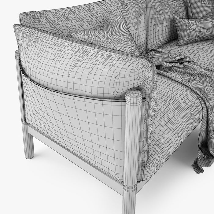 DePadova Yak Two Seater Sofa 3D Model