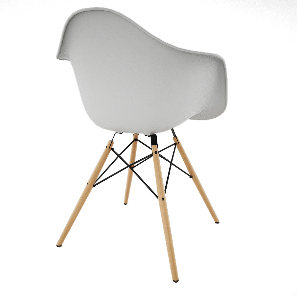 FREE Vitra Eames Plastic Armchair DAW 3D Model