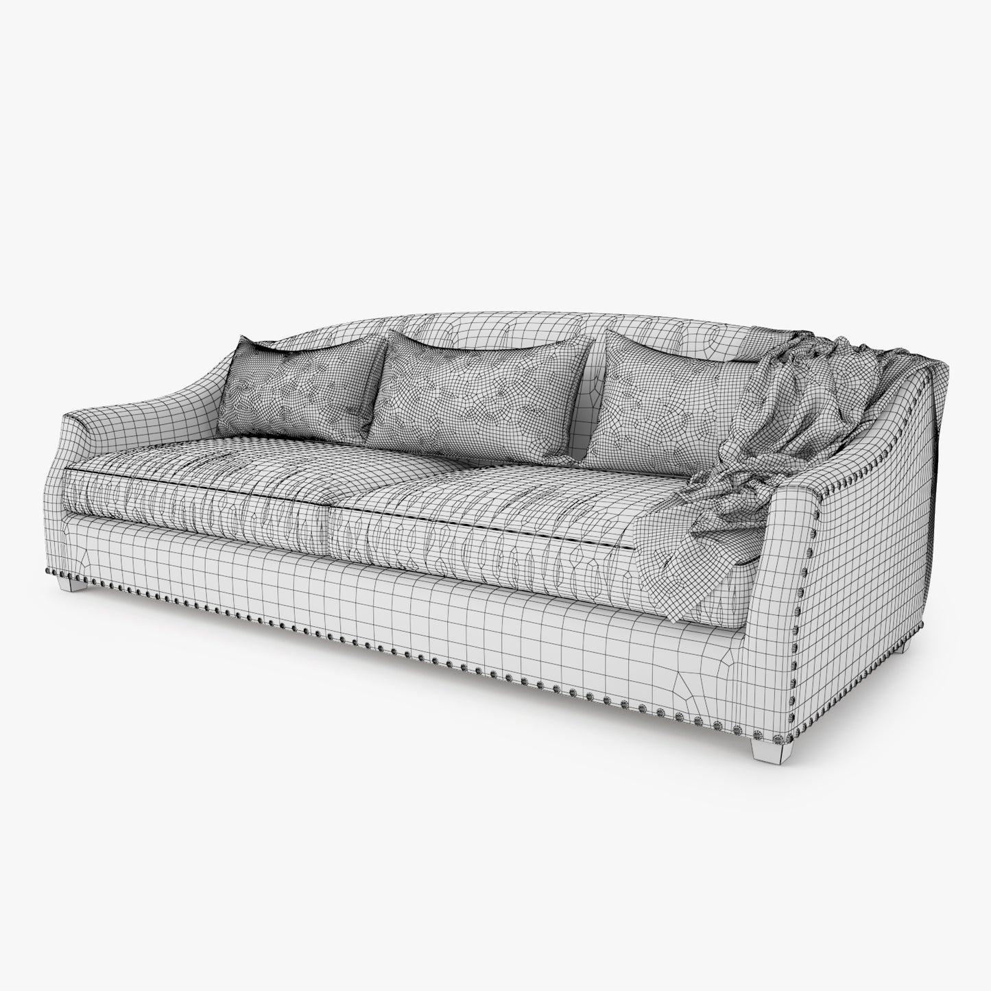 FREE Eichholtz Langford Sofa 3D Model