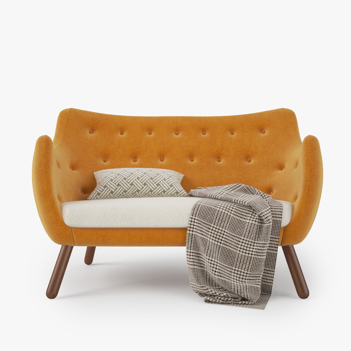 FREE Finn Juhl Poet Sofa 3D Model