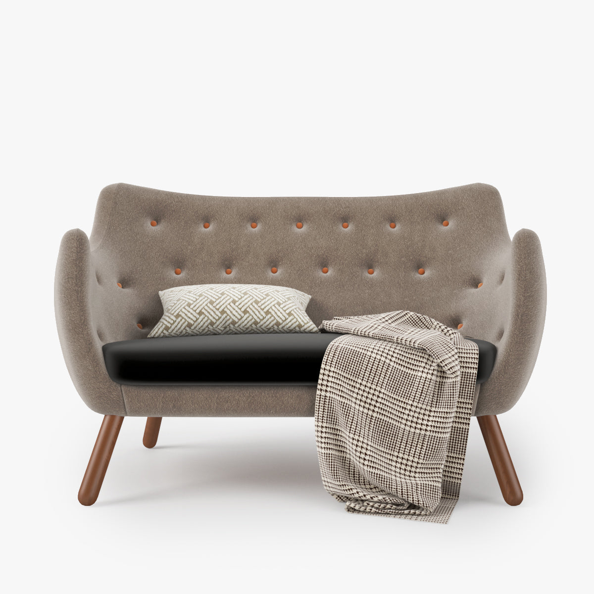 FREE Finn Juhl Poet Sofa 3D Model