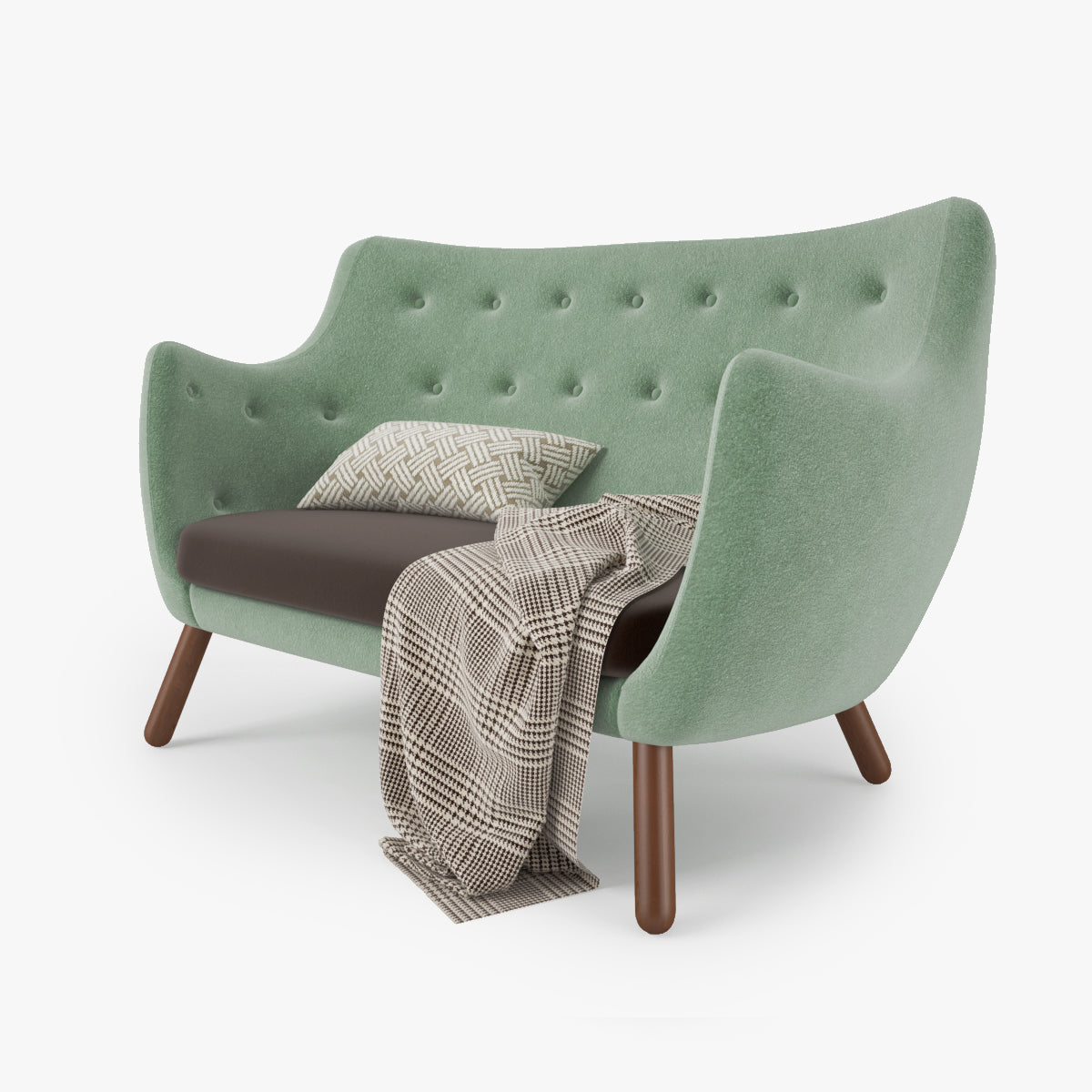 FREE Finn Juhl Poet Sofa 3D Model