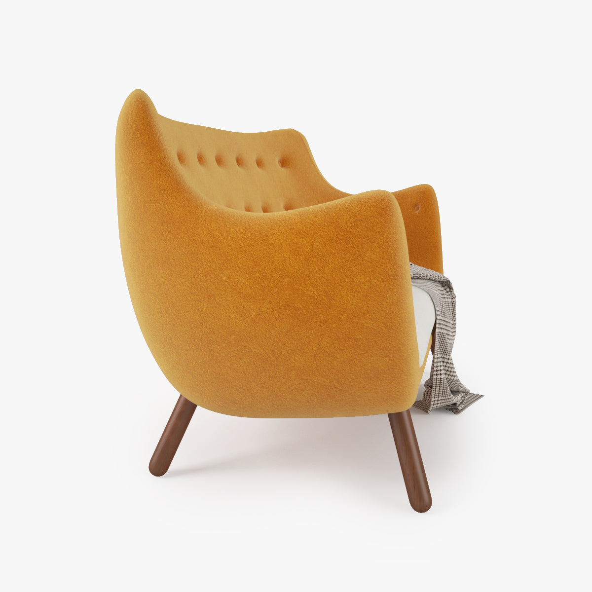 FREE Finn Juhl Poet Sofa 3D Model