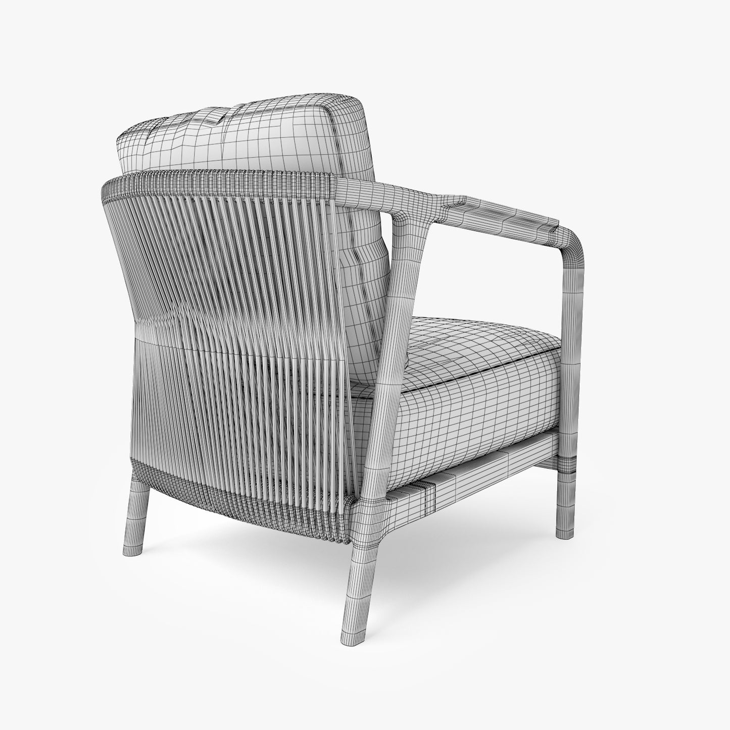 Flexform Crono Armchair 3D Model