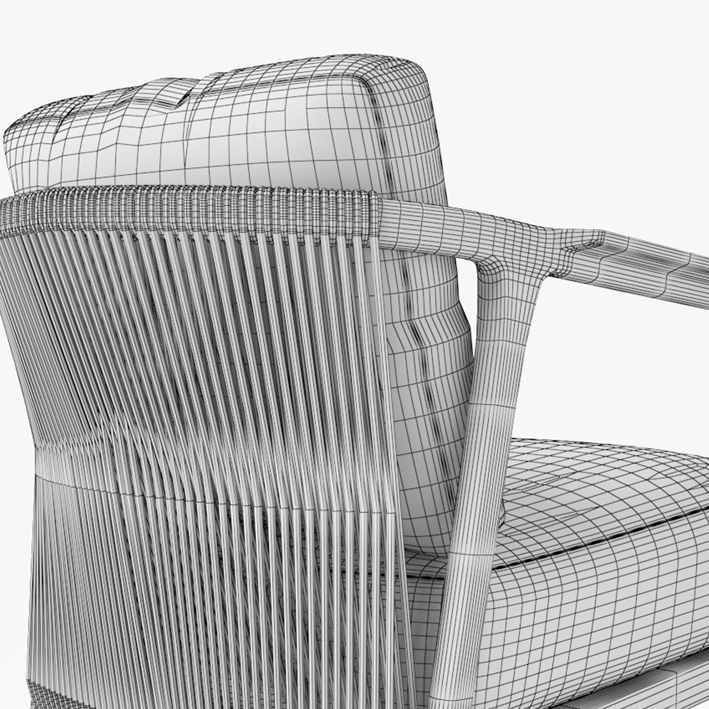 Flexform Crono Armchair 3D Model