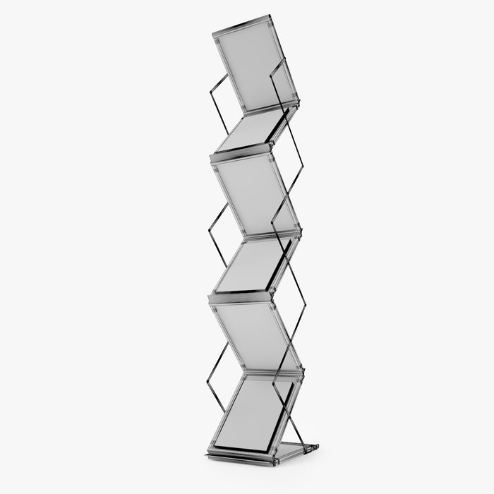 Folding Brochure Stand 3D Model