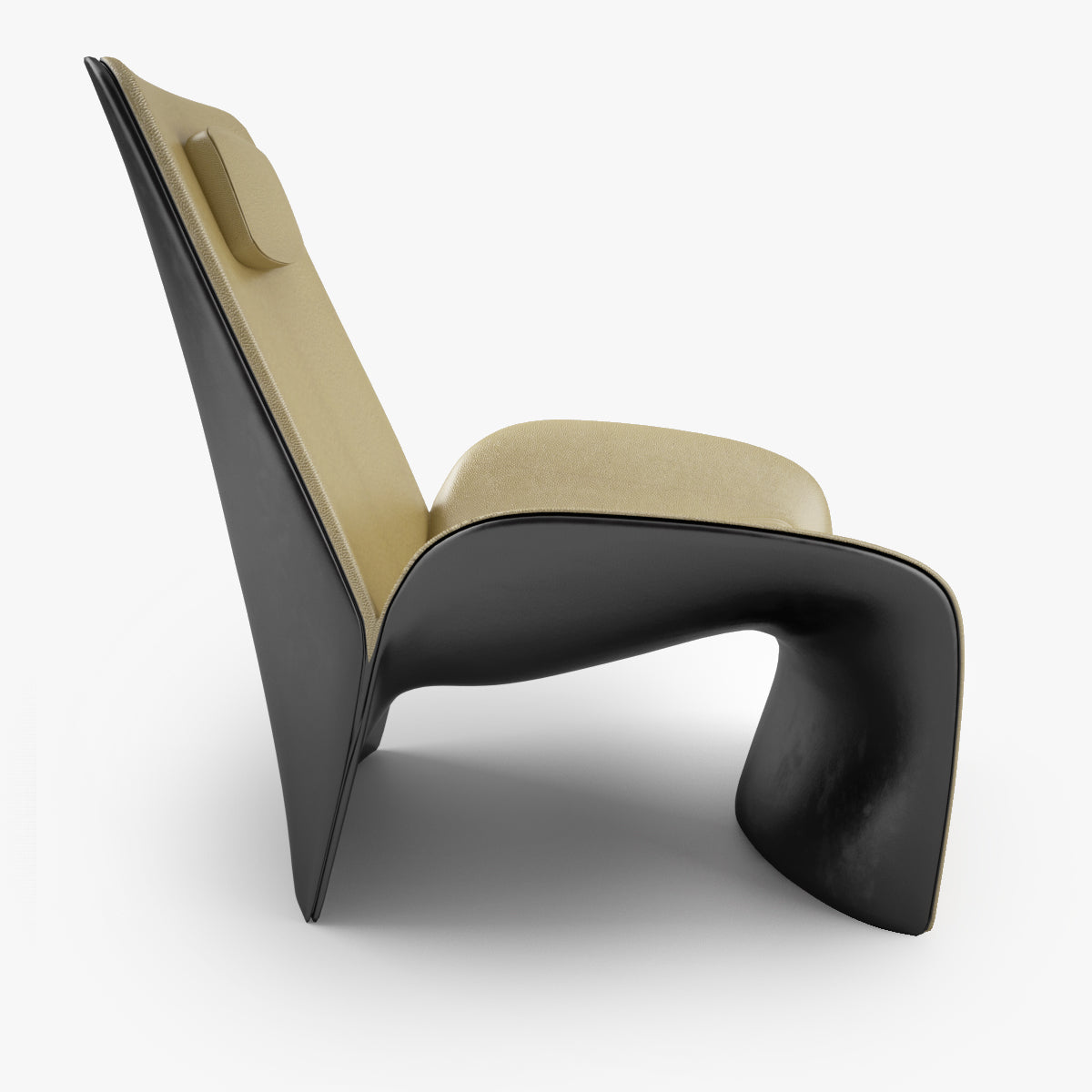 FREE Giorgetti Eva Armchair and Stool 3D Model