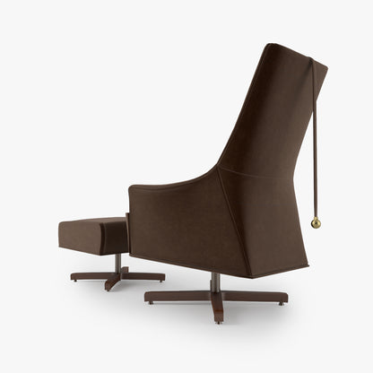 Giorgetti Mobius Swivel Wing Chair 3D Model