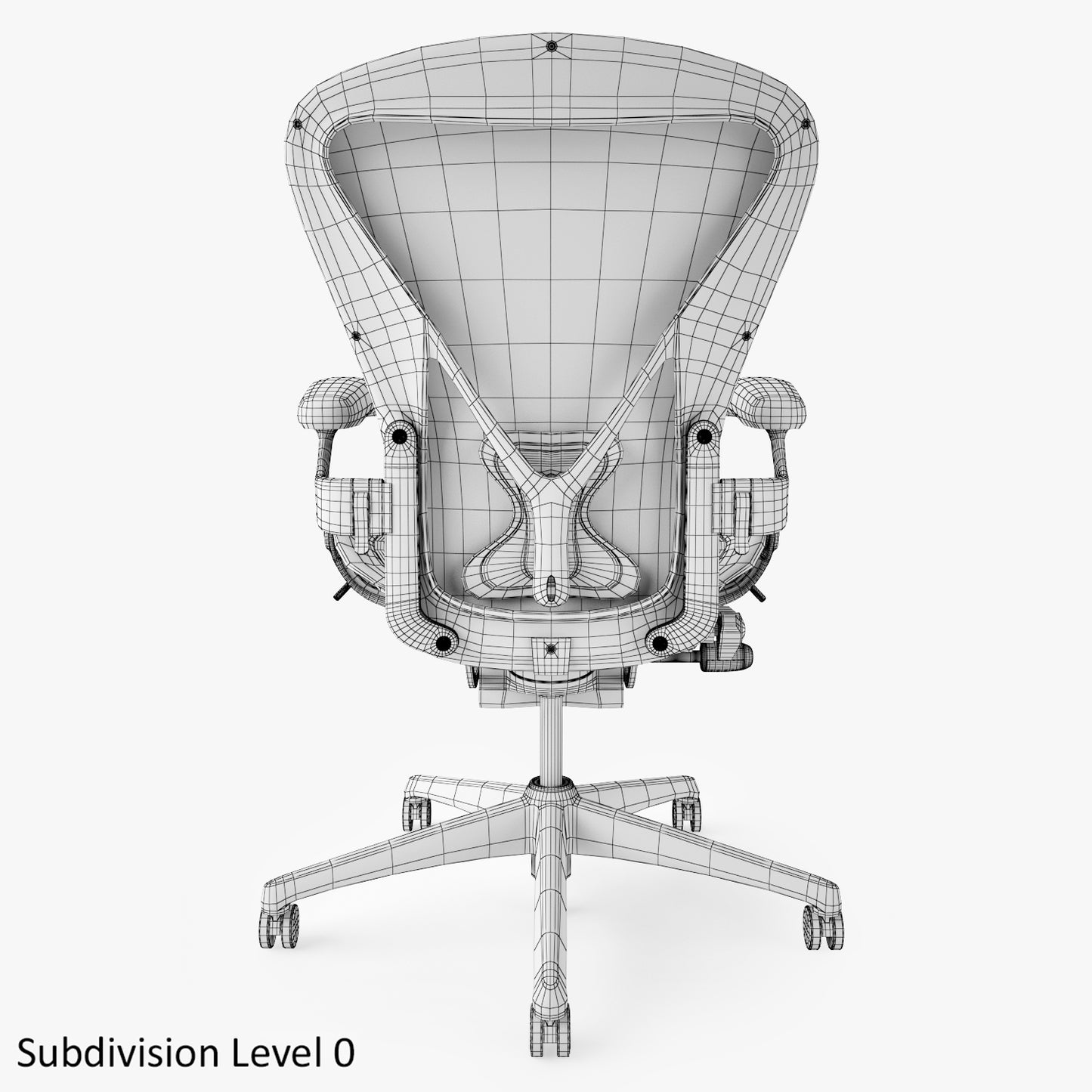 Herman Miller Aeron Office Chair 3D Model