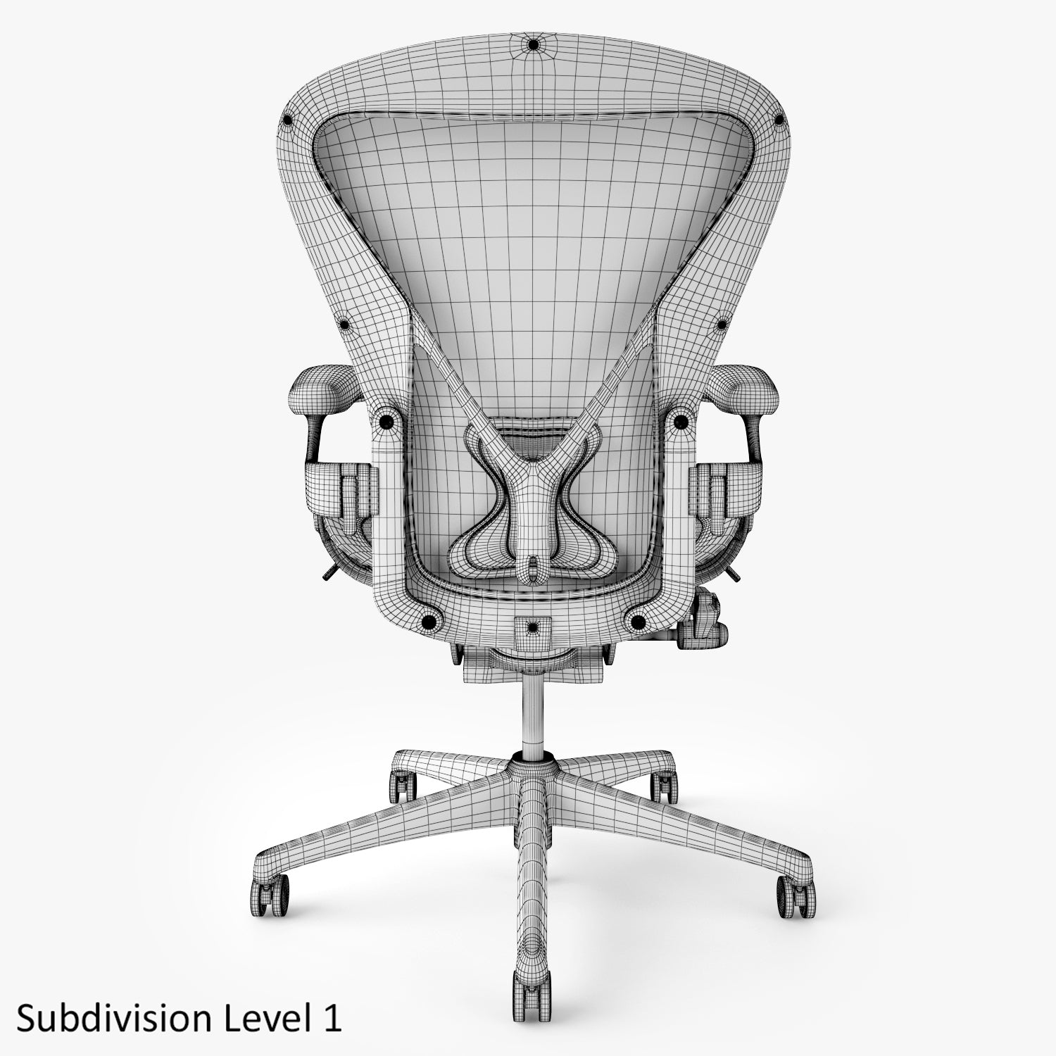 Aeron chair 3d discount model