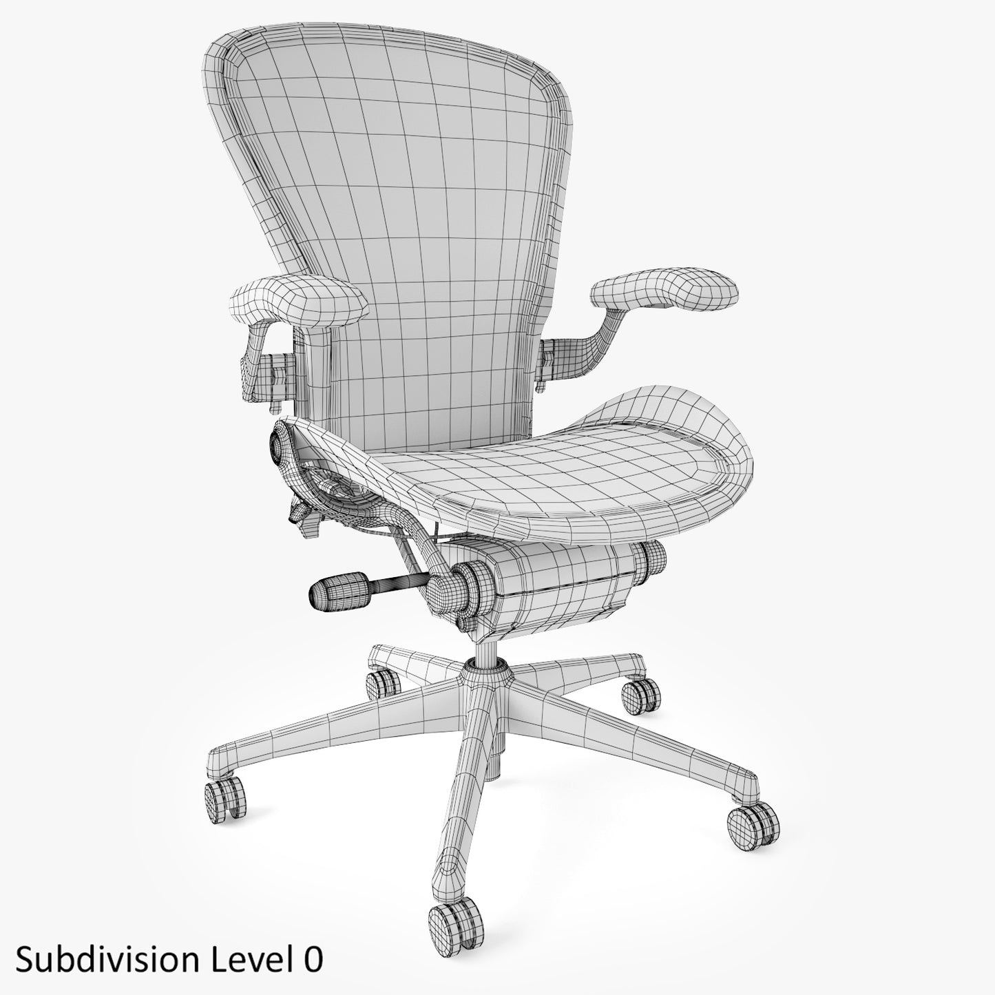 Herman Miller Aeron Office Chair 3D Model