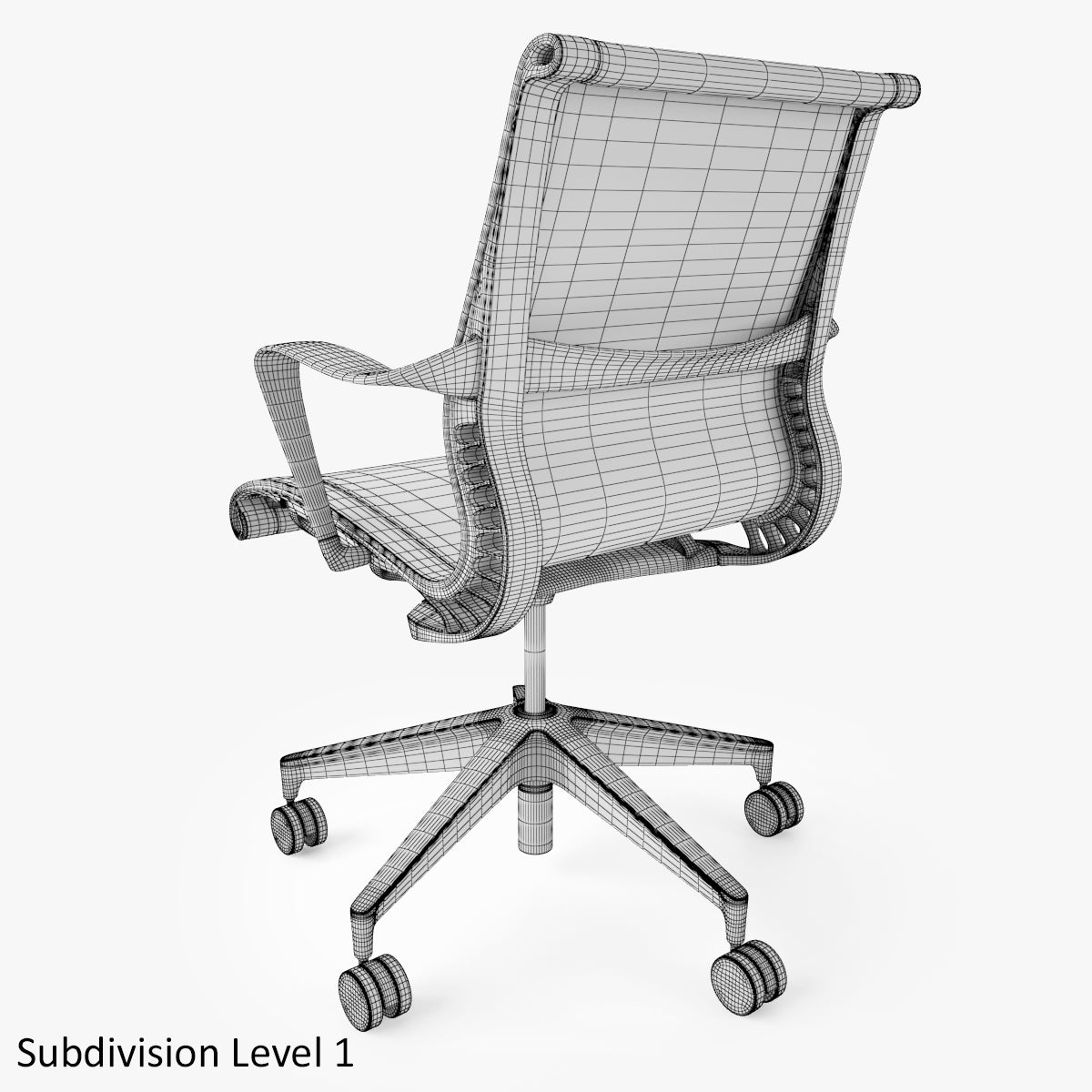 Herman Miller Setu Office Chair 3D Model