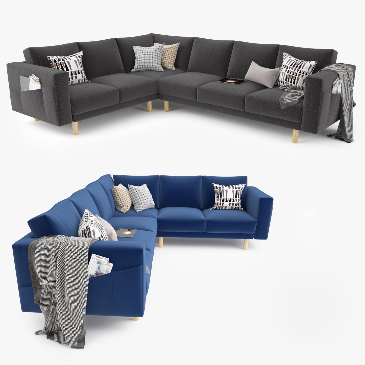 IKEA Morsborg Corner Sectional Sofa 3D Model