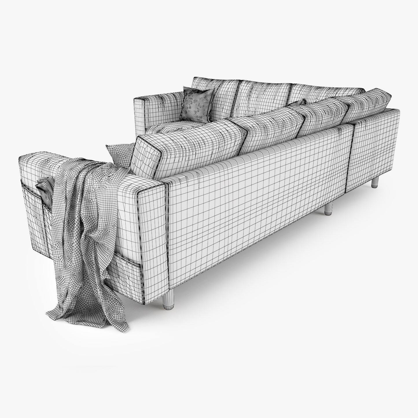 IKEA Morsborg Corner Sectional Sofa 3D Model