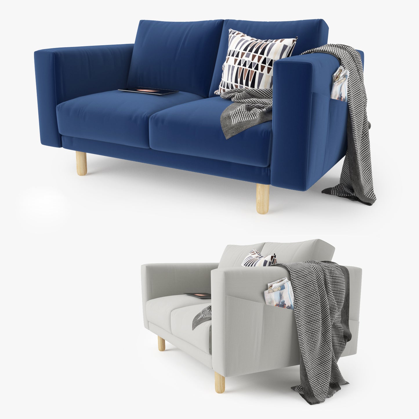 IKEA Morsborg Loveseat Sofa 3D Model