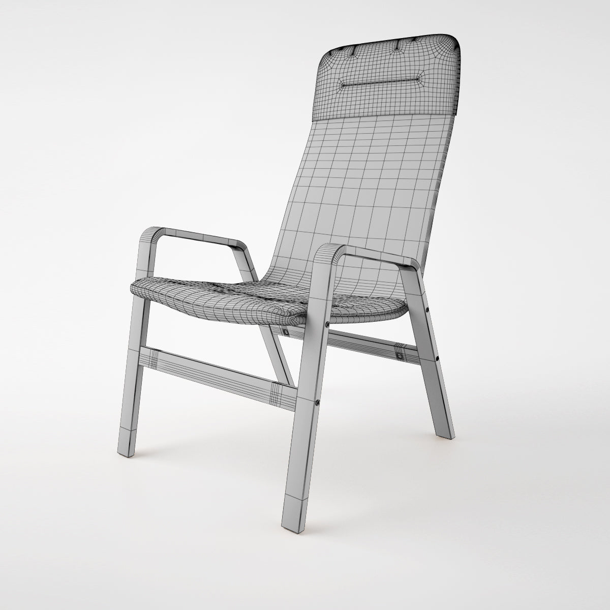 IKEA Nolbyn Chair and Nolmyra Armchair 3D Model