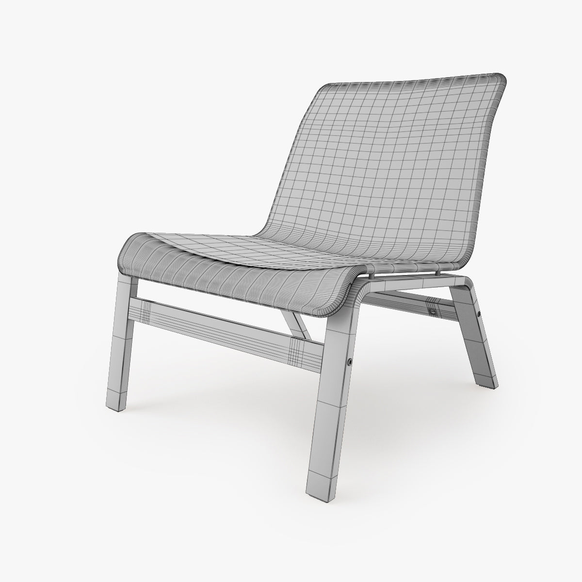 IKEA Nolbyn Chair and Nolmyra Armchair 3D Model