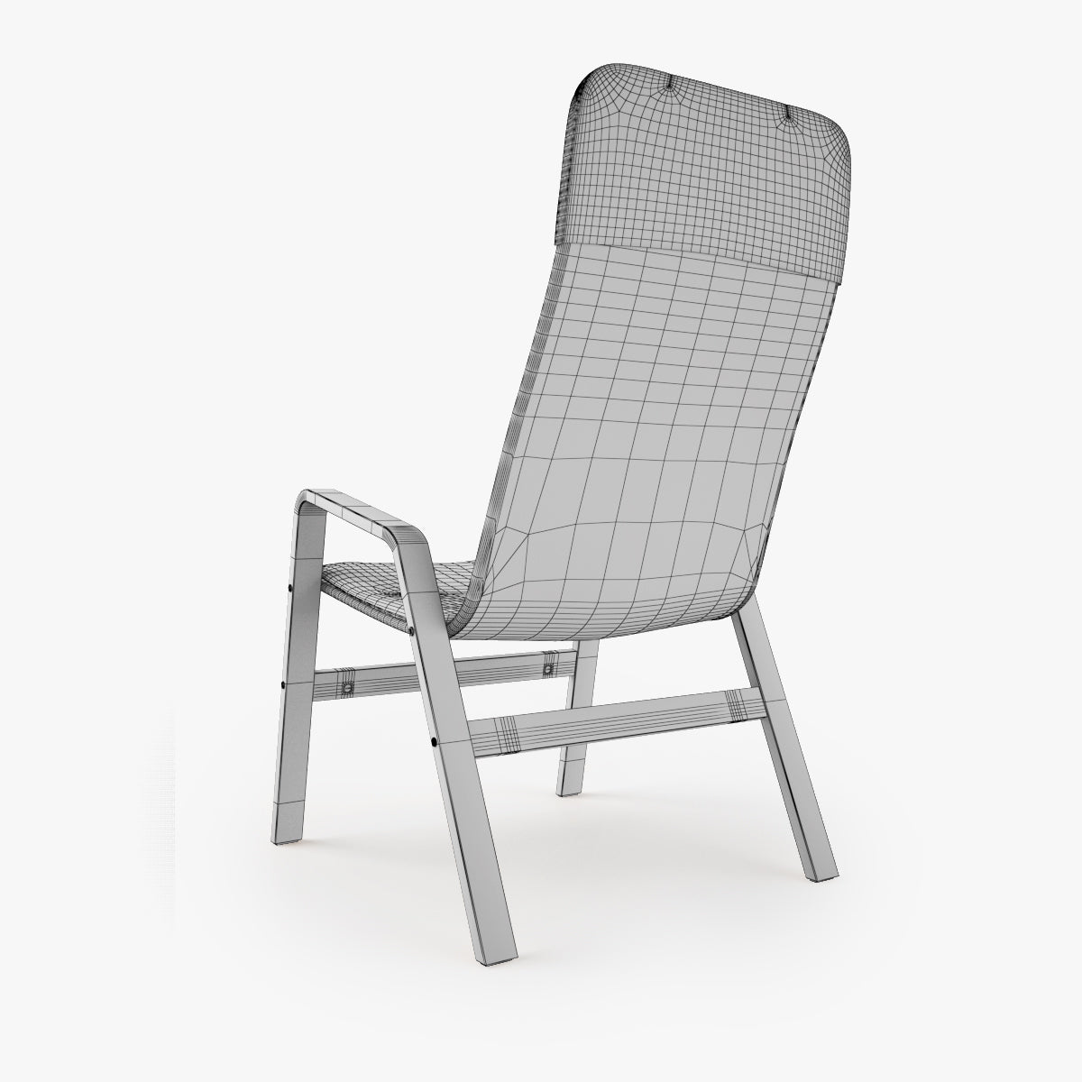 IKEA Nolbyn Chair and Nolmyra Armchair 3D Model