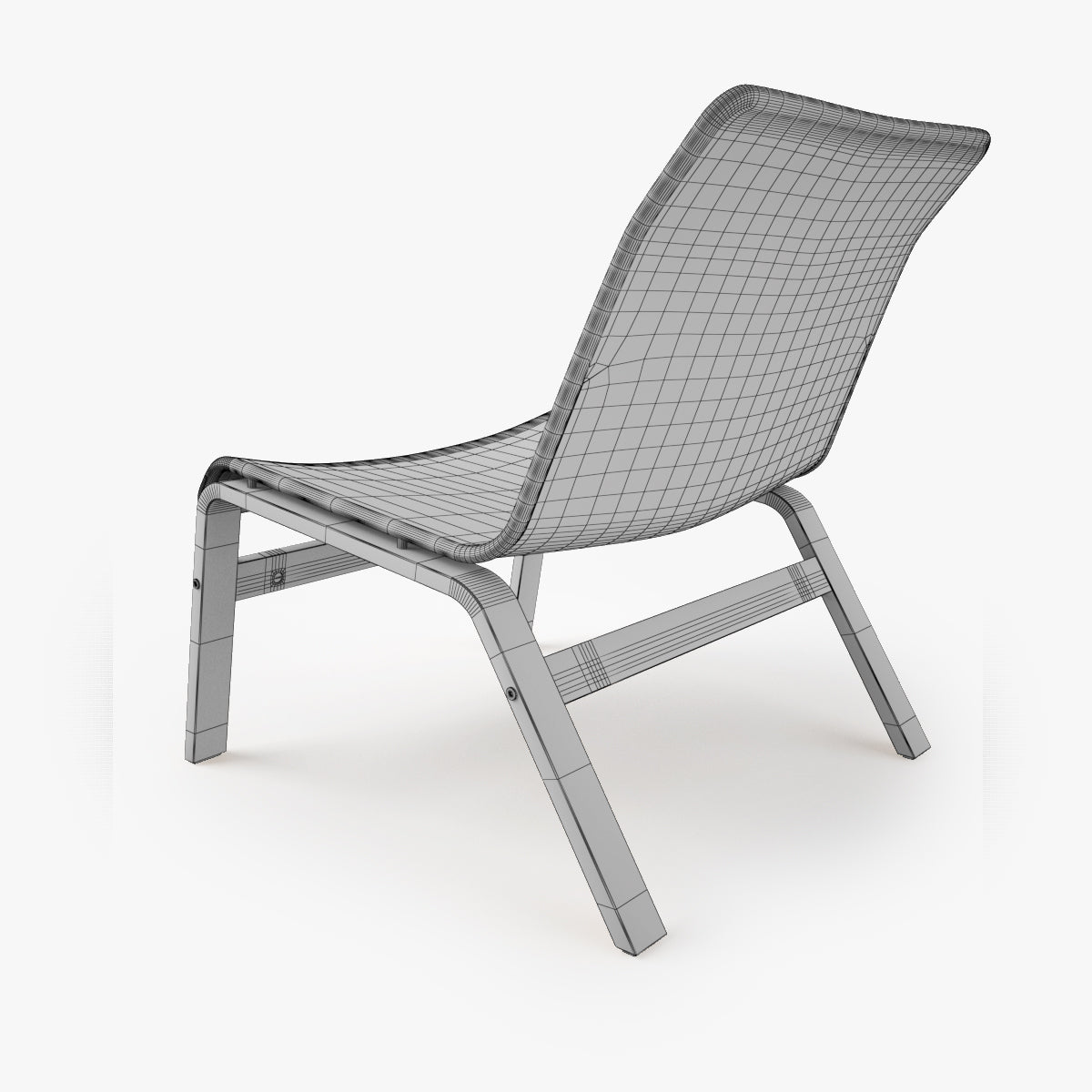 IKEA Nolbyn Chair and Nolmyra Armchair 3D Model
