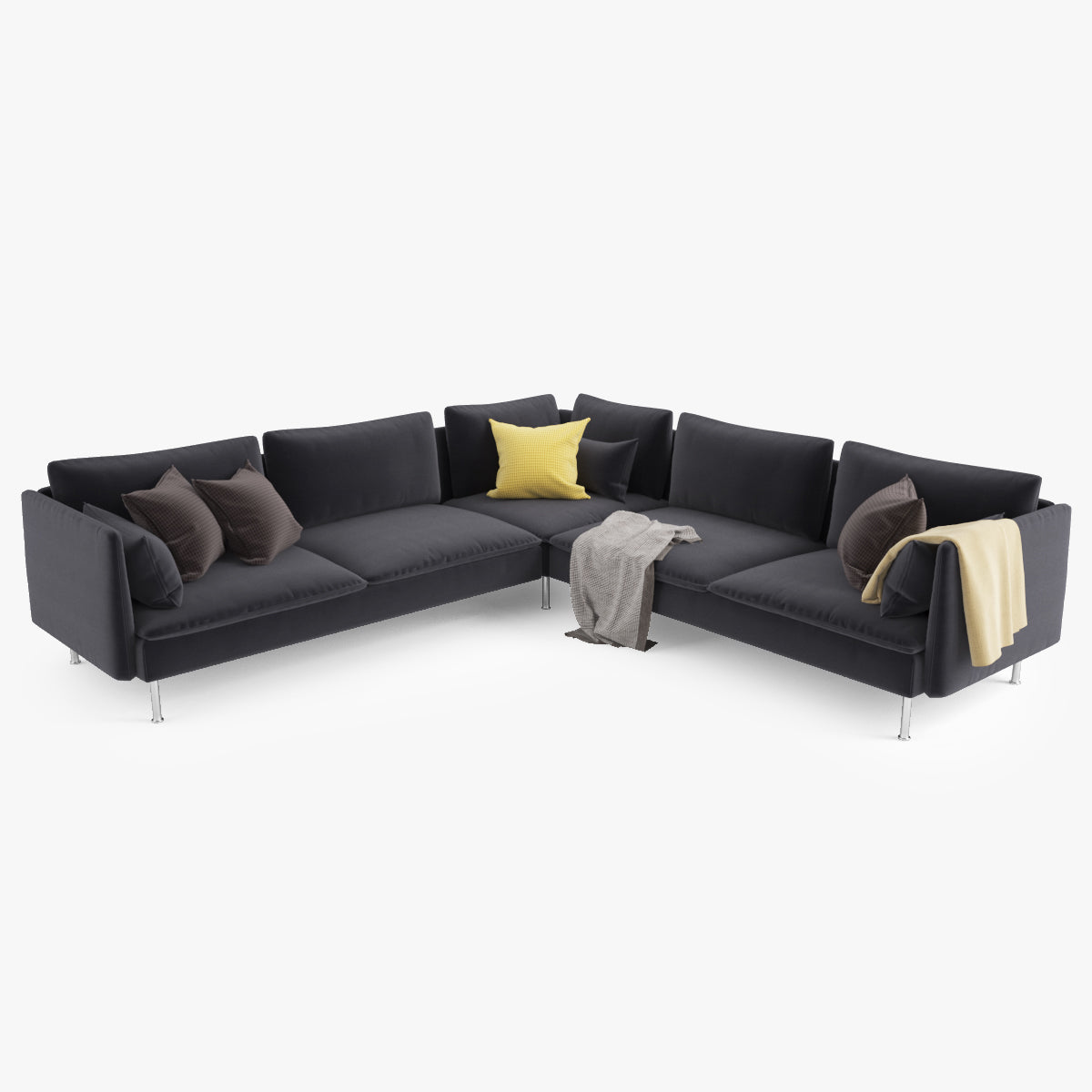 IKEA Soderhamn Corner Sofa 3D Model